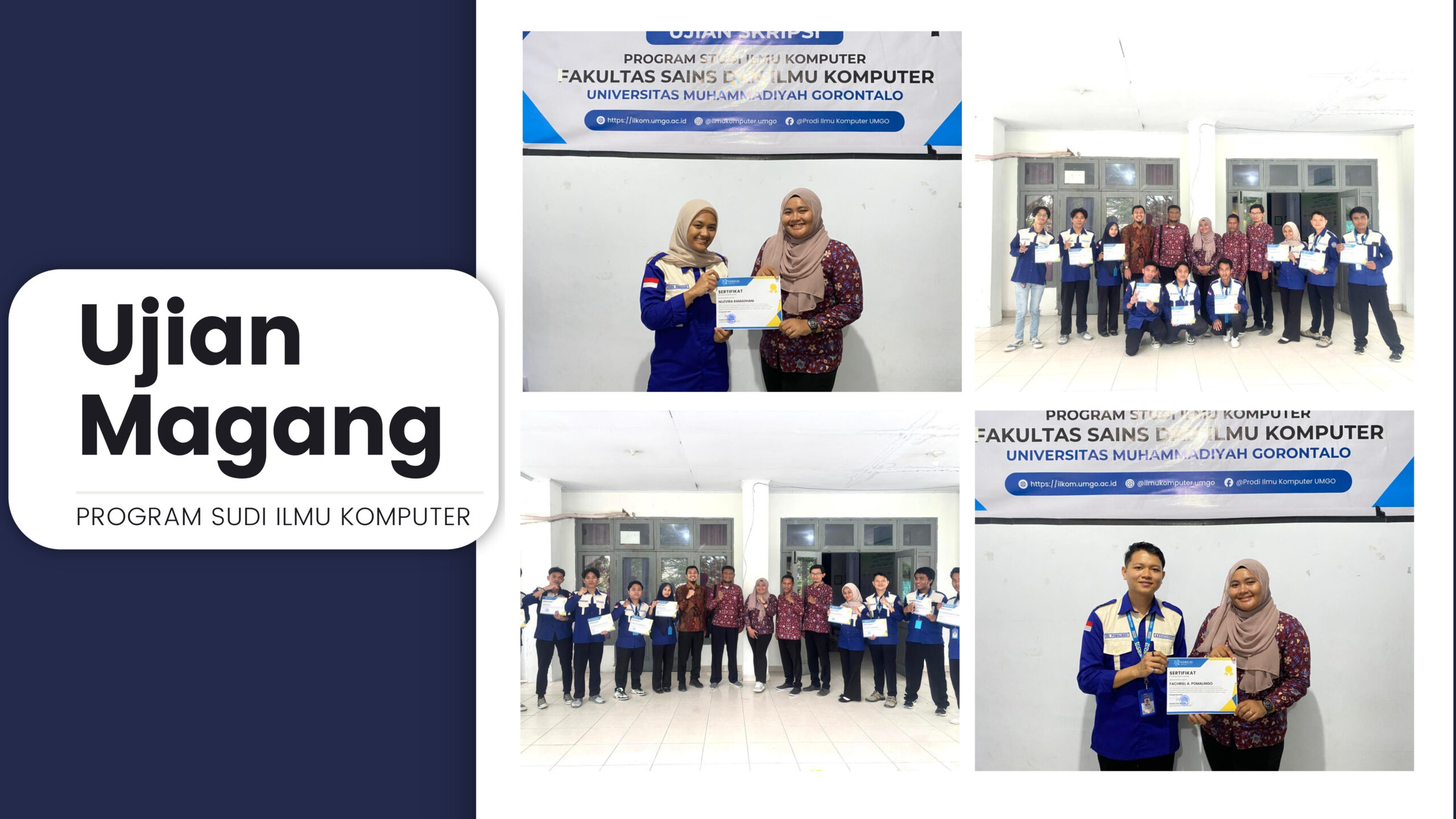 You are currently viewing Ujian Magang 2025: Mahasiswa Prodi Ilmu Komputer Universitas Muhammadiyah Gorontalo Tunjukkan Capaian